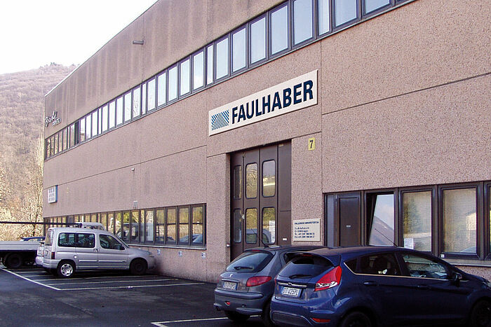 Gebäude von FAULHABER MINIMOTOR SA, Bioggio, Switzerland